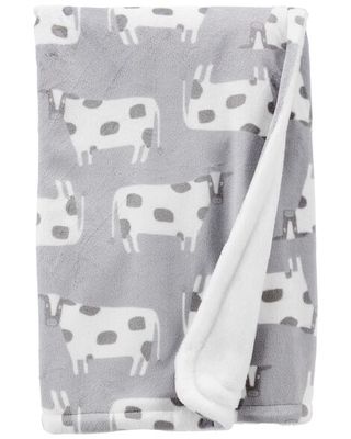 Cow Fuzzy Plush Blanket