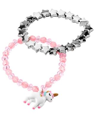 2-Pack Unicorn Star Bracelets