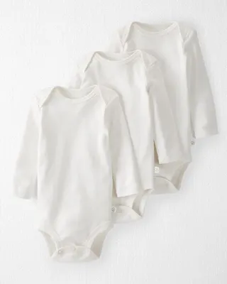 Baby 3-Pack Organic Cotton Bodysuits