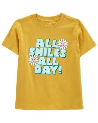 Toddler All Smiles All Day Jersey Tee