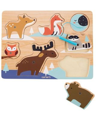 Wooden Magnetic Animals Puzzle