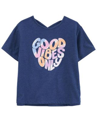 Good Vibes Only Open-Back Tee