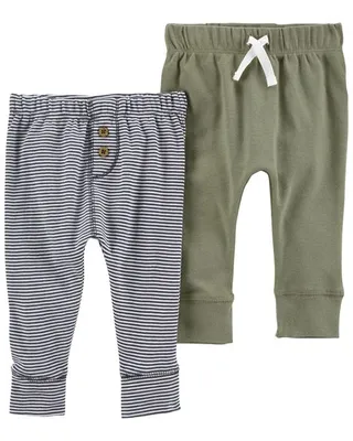 Baby 2-Pack Cotton Pants