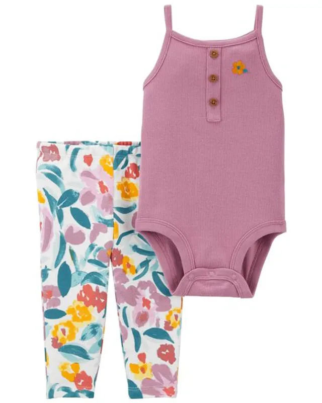 Carters Oshkosh 2-Piece Striped Bodysuit Pant Set