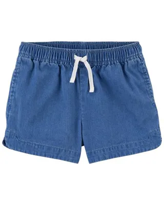 Kid Pull-On Chambray Shorts