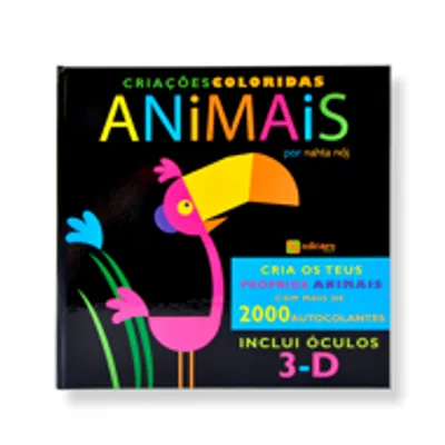 LIVRO 3D - CRIAÇÕES COLORIDAS ANIMAIS