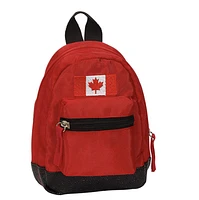 Foldable Red Canada Flag Backpack