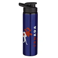 Moose Canada Flag Water Bottle