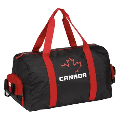 Foldable Red Canada Flag Duffle Bag