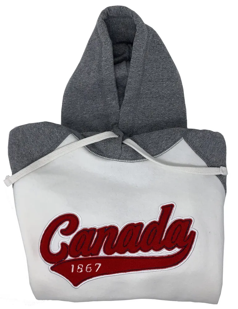 Canada 1867 Text Hoodie