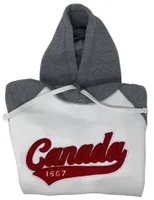 Canada 1867 Text Hoodie