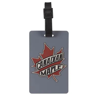 Canadian Maple Luggage Tag