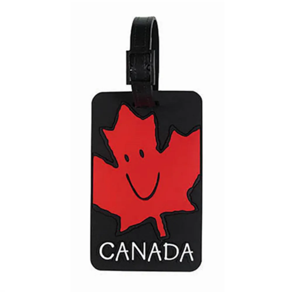 Happy Maple Leaf Luggage Tag