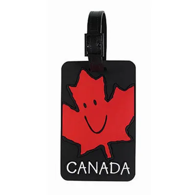 Happy Maple Leaf Luggage Tag