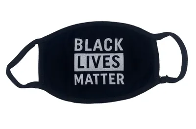 Black Lives Matter Text Mask