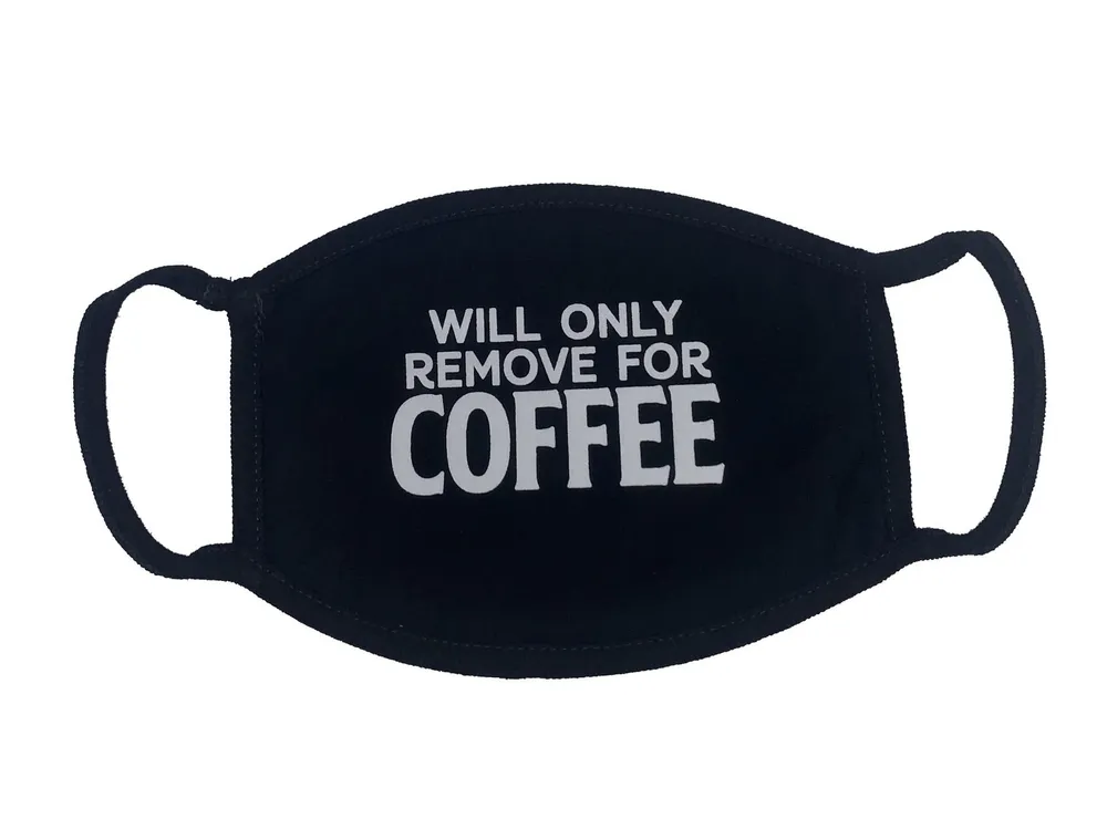 Will Only Remove For Coffee Text Mask