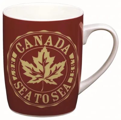 Retro Canada Maple Leaf Mug
