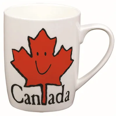Smiley Leaf Coffee Mug