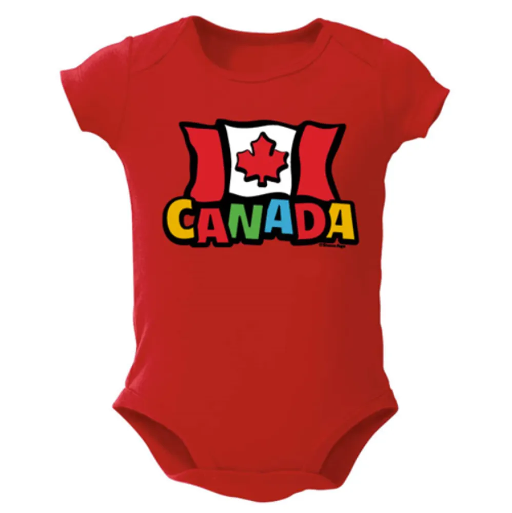 Funky Canada Flag Onesie