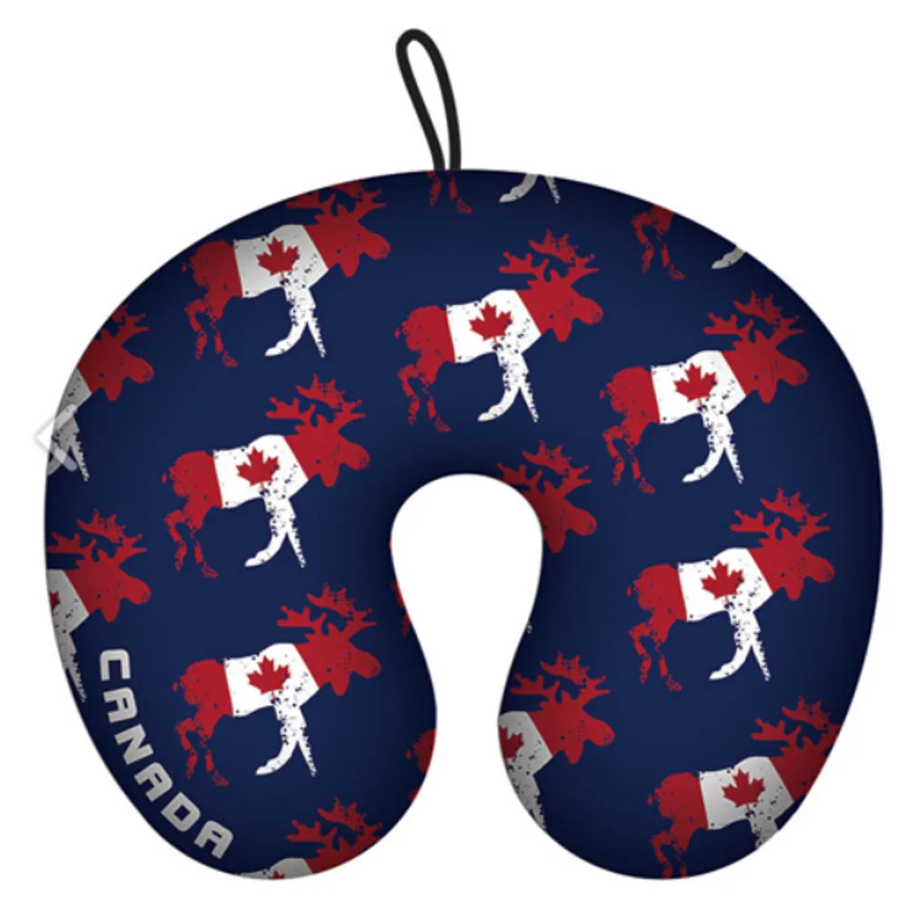 Moose Flag Travel Pillow