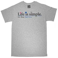 Life is Simple. Eat. Sleep. Save Lives T-Shirt
