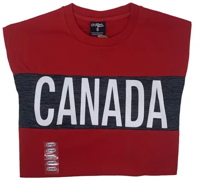 Canada Bar Text T-Shirt
