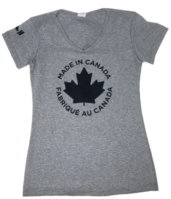 Made Canada Womens’ V-Neck T-Shirt