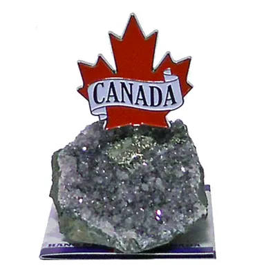 Red Canada Maple Leaf Amethyst