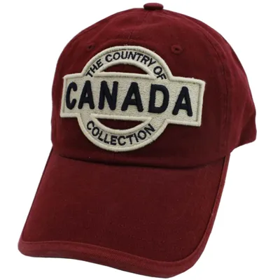 The Country of Canada Red Vintage Baseball Cap