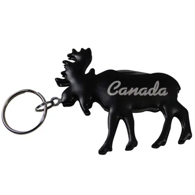 Black Moose Canada w/Knife Keychain