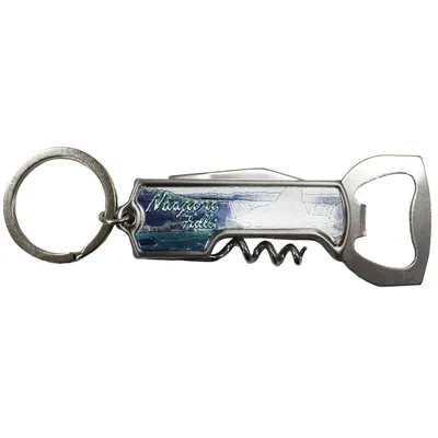 Niagara Falls Corkscrew and Bottle Opener w/Knife Keychain
