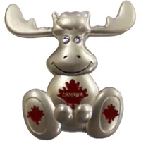 Metal Moose Belly w/Maple Leaf Magnet