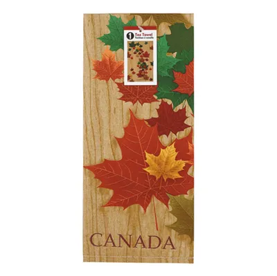 Maple Leaves Tea Towel