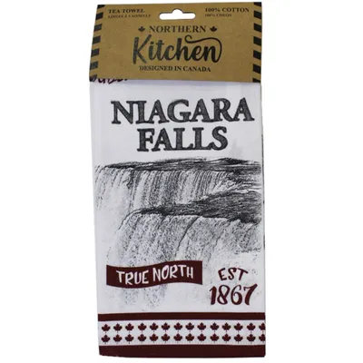Niagara Falls Icons Tea Towel