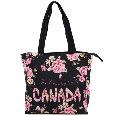 Junior Canada Floral Tote Bag