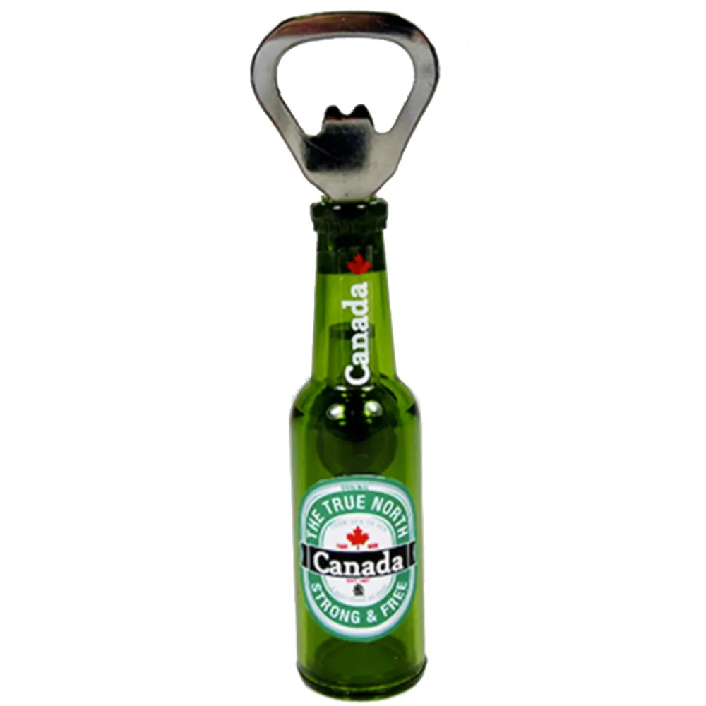 Green Beer Bottle w/Bottle Opener Magnet
