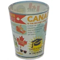 Canada Fun Facts Shot Glass