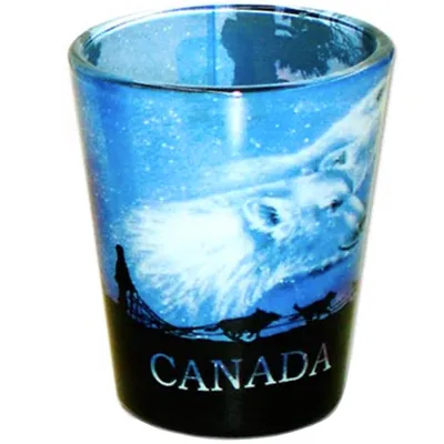 Arctic Canada Polar Bear Shot Glass