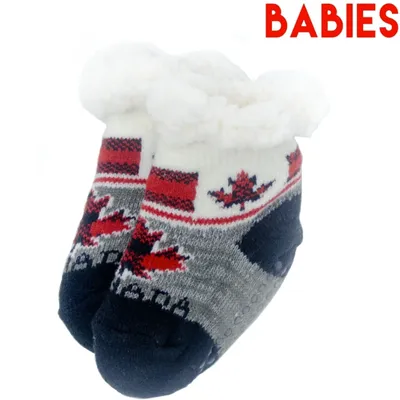 Babies’ Lumber Flag Warm Socks