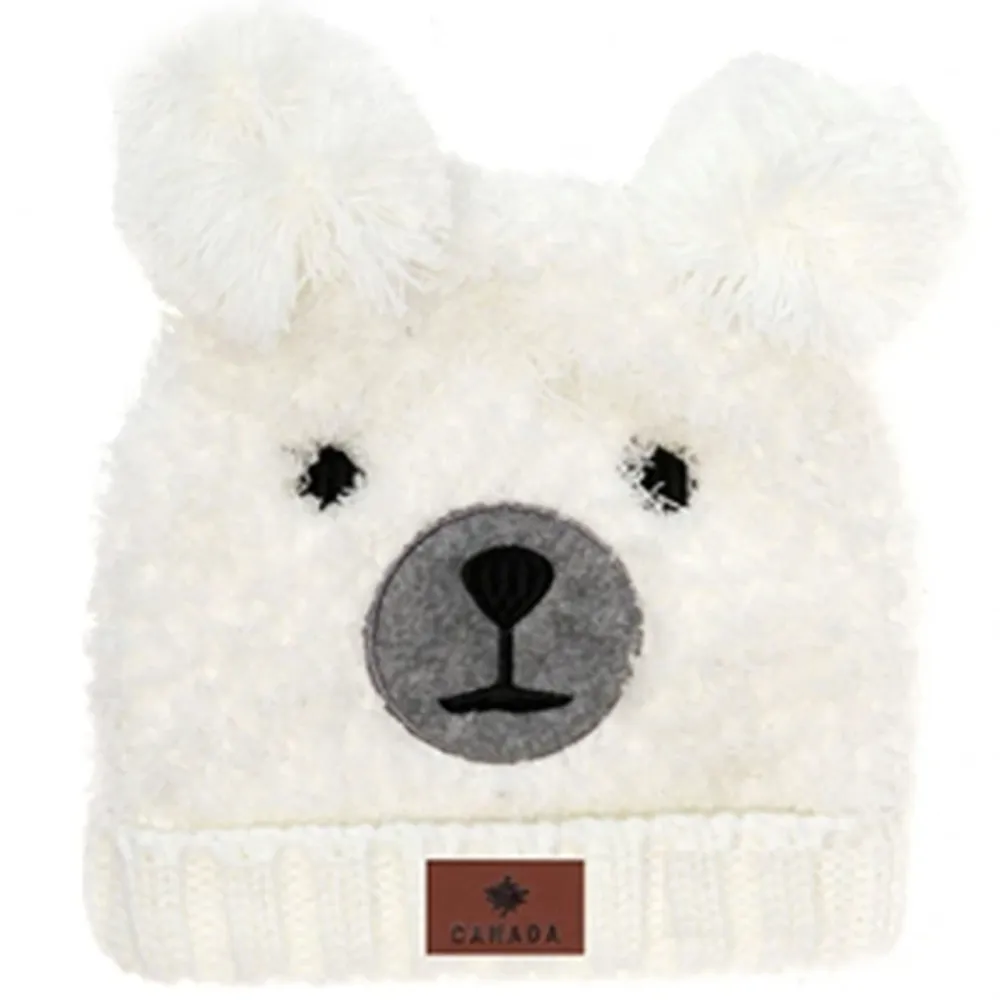 Kids’ Polar Bear Toque With Ears