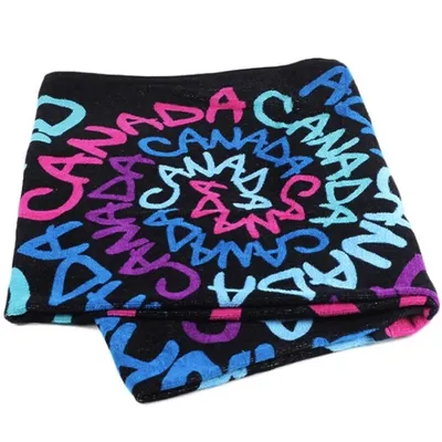 Neon Canada Spiral Towel