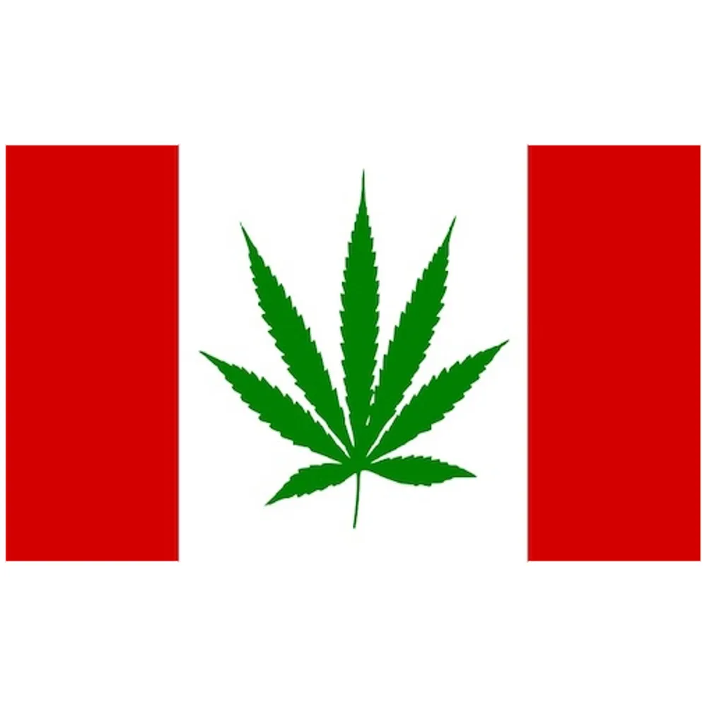 Marijuana Canada Flag 3′ x 5′