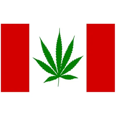 Marijuana Canada Flag 3′ x 5′