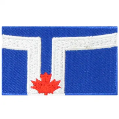 Toronto City Flag Iron On Patch