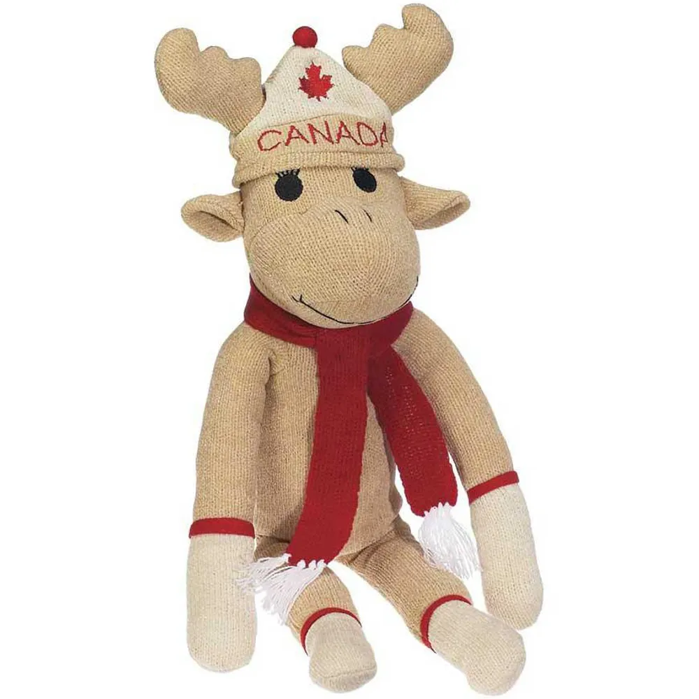 Plush Sock Monkey Moose