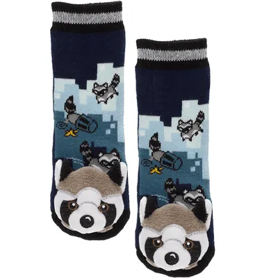 Kids’ Racoon Socks