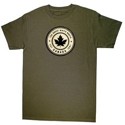 Great White North Military Green T-Shirt