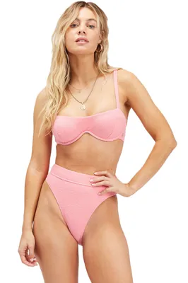 Bikini Top Billabong SO DAZED OLIVIA UNDE SUNNY SIDE UP Pink Sunset