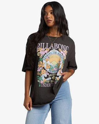 T-Shirt Billabong UNDER THE PALMS Off Black