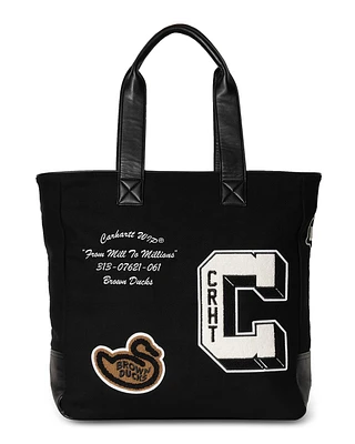 Saco Carhartt WIP BROWN DUCKS TOTE Black/Black